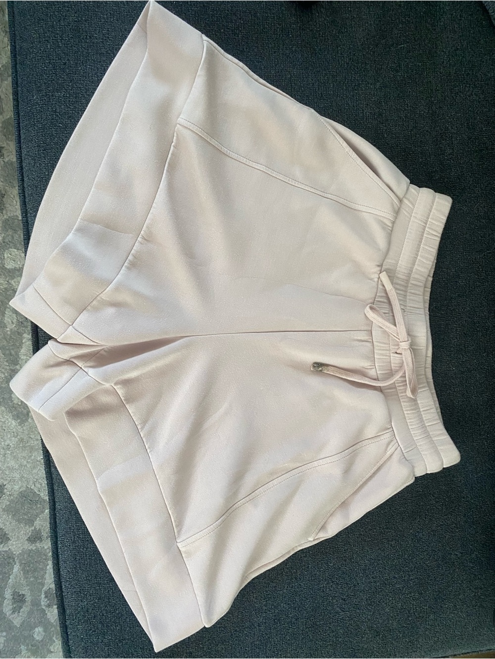 Women's Varley Light Pink Elastic Waist Shorts- Small